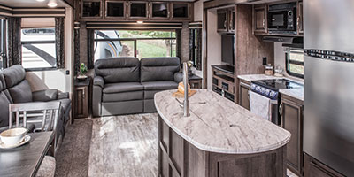 2019 KZ RV Durango Half-Ton D283RLT Fifth Wheel Living Room