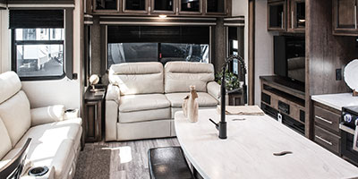 2020 KZ RV Durango Half-Ton D263RLT Fifth Wheel Living Room