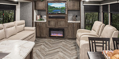 2020 KZ RV Sportsmen Destination 363FL Travel Trailer Living Room