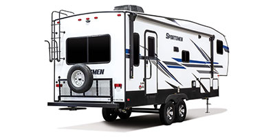 2019 KZ RV Sportsmen 251RL Fifth Wheel Exterior Rear 3-4 Off Door Side Slide Out