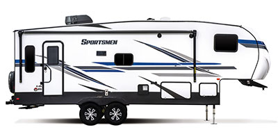 2019 KZ RV Sportsmen 251RL Fifth Wheel Exterior Side Profile Door Side