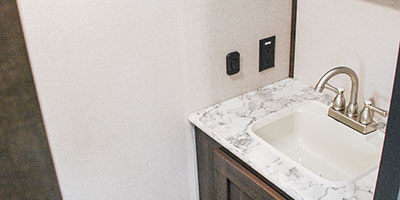 2019 KZ RV Sportsmen 302BHK Fifth Wheel Bathroom-Sink