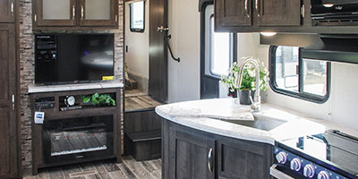 2019 KZ RV Sportsmen 302BHK Fifth Wheel Entertainment Center