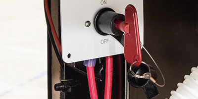 2020 KZ RV Sportsmen 292BHK Fifth Wheel Exterior Battery Disconnect