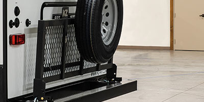 2020 KZ RV Sportsmen 292BHK Fifth Wheel Exterior Rack Folded