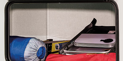 2020 KZ RV Sportsmen 292BHK Fifth Wheel Exterior Rear Storage