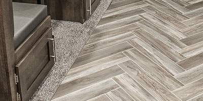 2020 KZ RV Sportsmen 292BHK Fifth Wheel Dinette Storage Closed