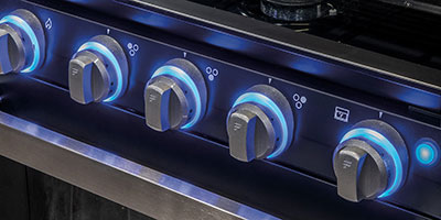 2020 KZ RV Sportsmen 292BHK Fifth Wheel Stove Controls