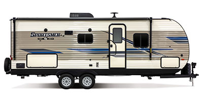 2019 KZ RV Sportsmen LE 231BHKLE Travel Trailer Exterior Side Profile Door Side