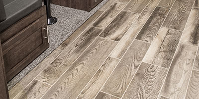 2019 KZ RV Sportsmen LE 231BHKLE Travel Trailer Dinette Storage Closed