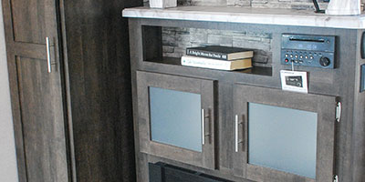 2019 KZ RV Sportsmen LE 241RKLE Travel Trailer Entertainment Center