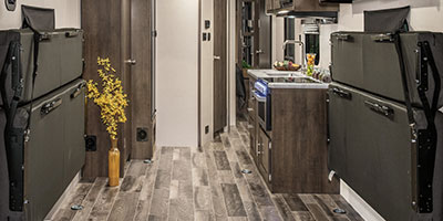 2019 KZ RV Sportsmen LE 250THLE Travel Trailer Toy Hauler Cargo Area