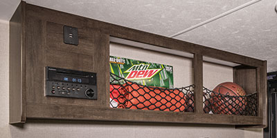 2019 KZ RV Sportsmen LE 250THLE Travel Trailer Toy Hauler Overhead Cabinet