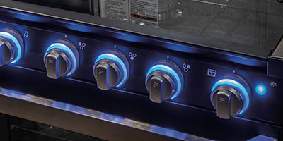 2019 KZ RV Sportsmen LE 250THLE Travel Trailer Toy Hauler Stove Controls