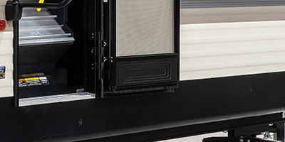 2019 KZ RV Sportsmen LE 291RKLE Travel Trailer Exterior Steps Folded