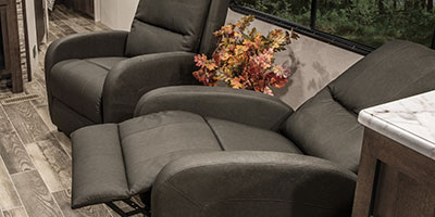 2019 KZ RV Sportsmen LE 291RKLE Travel Trailer Recliners Right Reclined