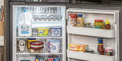 2019 KZ RV Sportsmen LE 291RKLE Travel Trailer Refrigerator