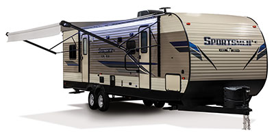 2019 KZ RV Sportsmen LE 291THLE Travel Trailer Toy Hauler Exterior Awning