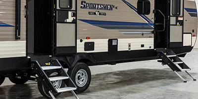 2019 KZ RV Sportsmen LE 291THLE Travel Trailer Toy Hauler Exterior Steps