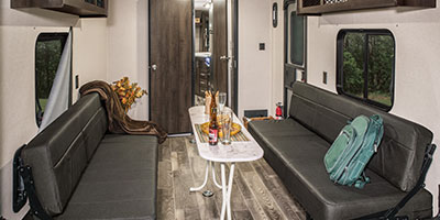 2019 KZ RV Sportsmen LE 291THLE Travel Trailer Toy Hauler Cargo Area Dinette