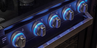 2019 KZ RV Sportsmen LE 291THLE Travel Trailer Toy Hauler Stove Controls