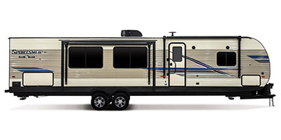 2019 KZ RV Sportsmen LE 343BHKLE Travel Trailer Exterior Side Profile Door Side