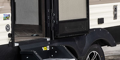 2020 KZ RV Sportsmen LE 200THLE Travel Trailer Toy Hauler Exterior Steps