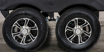 2020 KZ RV Sportsmen LE 200THLE Travel Trailer Toy Hauler Exterior Wheels