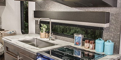 2020 KZ RV Sportsmen LE 200THLE Travel Trailer Toy Hauler Kitchen