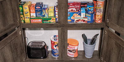 2020 KZ RV Sportsmen LE 200THLE Travel Trailer Toy Hauler Pantry