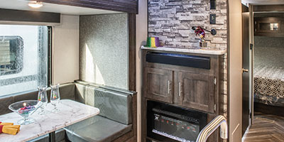 2020 KZ RV Sportsmen LE 251RLLE Travel Trailer Entertainment Center