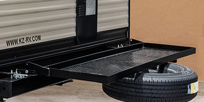 2020 KZ RV Sportsmen LE 281BHKLE Travel Trailer Exterior Rack