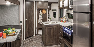 2020 KZ RV Sportsmen LE 301BHKLE Travel Trailer Kitchen