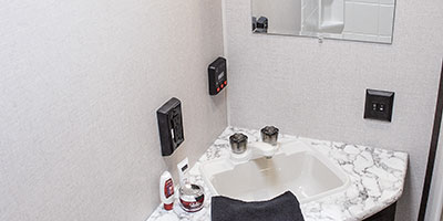 2019 KZ RV Sportsmen SE 271BHSE Travel Trailer Bathroom Sink