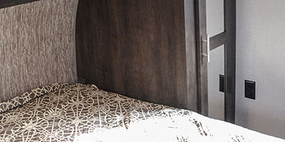 2019 KZ RV Sportster 280TH Fifth Wheel Toy Hauler Bed