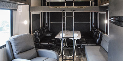 2019 KZ RV Sportster 280TH Fifth Wheel Toy Hauler Cargo Area