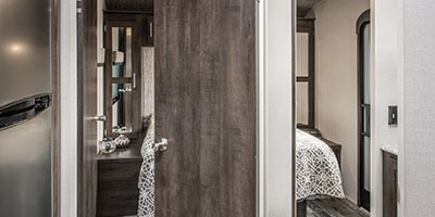 2019 KZ RV Sportster 301THR Travel Trailer Toy Hauler Hallway