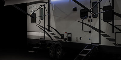 2019 KZ RV Sportster 321THR13 Travel Trailer Toy Hauler Exterior Awning