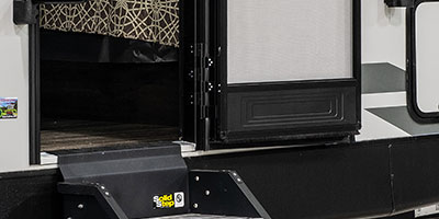 2019 KZ RV Sportster 321THR13 Travel Trailer Toy Hauler Exterior Steps