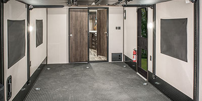 2019 KZ RV Sportster 321THR13 Travel Trailer Toy Hauler Cargo Area