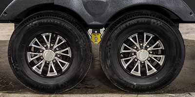 2019 KZ RV Sportster 343TH11 Fifth Wheel Toy Hauler Exterior Wheels