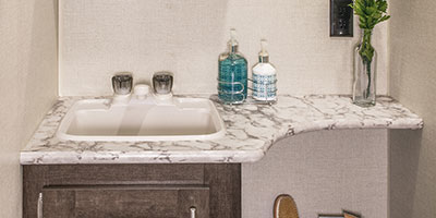 2019 KZ RV Sportster 343TH11 Fifth Wheel Toy Hauler Bathroom