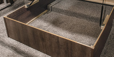 2019 KZ RV Sportster 343TH11 Fifth Wheel Toy Hauler Bed Storage