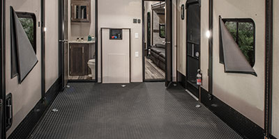 2019 KZ RV Sportster 343TH11 Fifth Wheel Toy Hauler Cargo Area