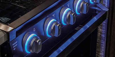 2019 KZ RV Sportster 343TH11 Fifth Wheel Toy Hauler Stove Controls