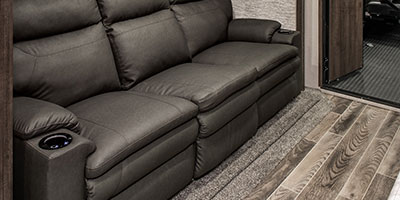 2019 KZ RV Sportster 343TH11 Fifth Wheel Toy Hauler Theater Seating