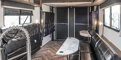 2020 KZ RV Sportster 301THR Travel Trailer Toy Hauler Cargo Area