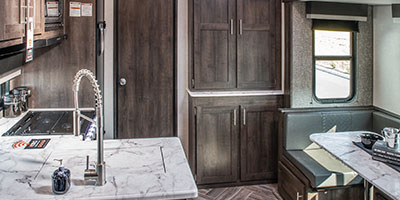 2020 KZ RV Sportster 311TH10 Fifth Wheel Toy Hauler Kitchen