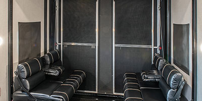 2020 KZ RV Sportster 342THR13 Travel Trailer Toy Hauler Cargo Area