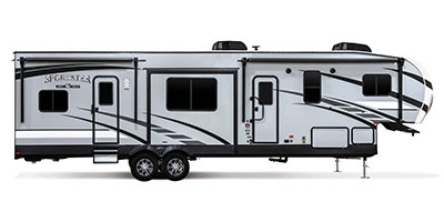 2020 KZ RV Sportster 343TH11 Fifth Wheel Toy Hauler Exterior Side Profile Door Side